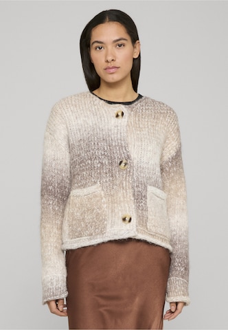 Urban Classics Kardigan – béžová: přední strana