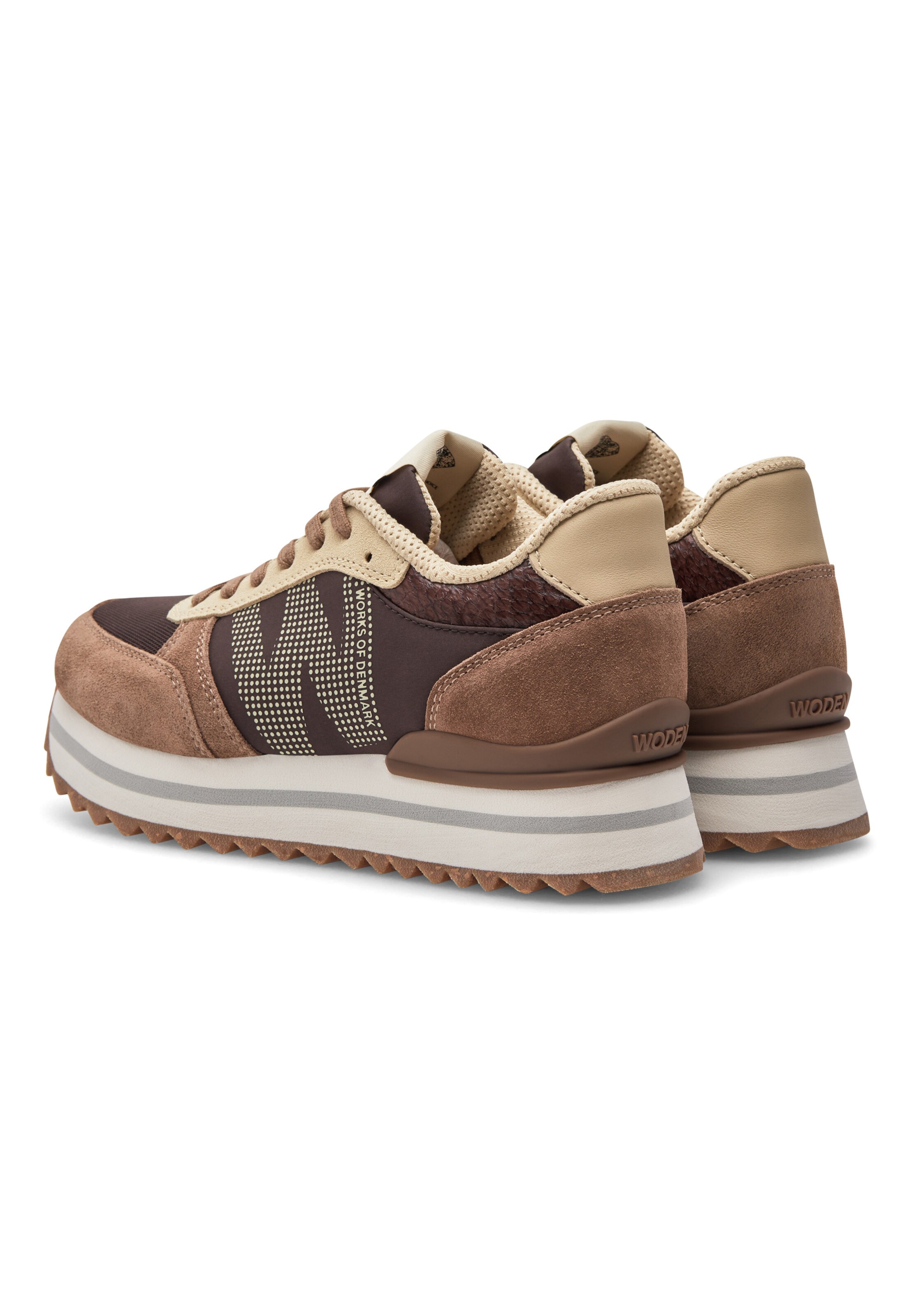 WODEN Platform trainers 'Ronja' in Brown