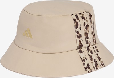 54-56 dydžio Sportinė kepuraitė 'Leo Graphic Bucket' iš ADIDAS PERFORMANCE, spalva – smėlio spalva / šokolado spalva / brokato spalva, Prekių apžvalga
