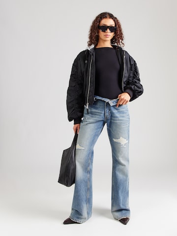 GUESS - Camisa body 'PENELOPE' em preto