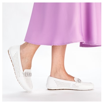 Rieker Classic Flats in White