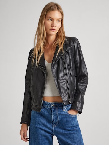 Pepe Jeans Jacke  ' SUMMER ' in Schwarz: predná strana