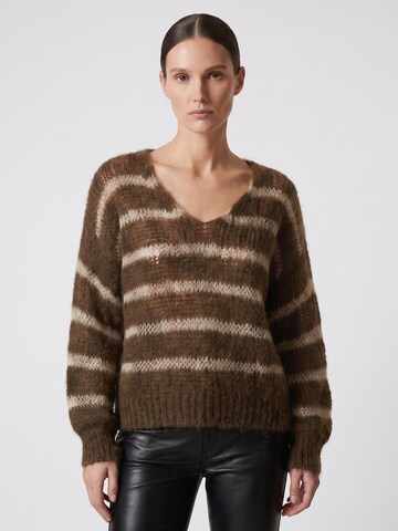 americandreams Sweater 'Katie' in Brown
