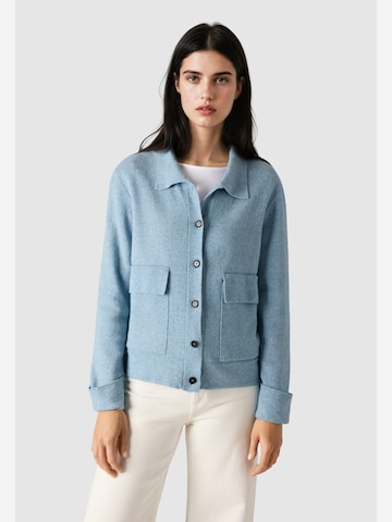 MAERZ Muenchen Strickjacke ' 213900 ' in Blau: Vorderseite