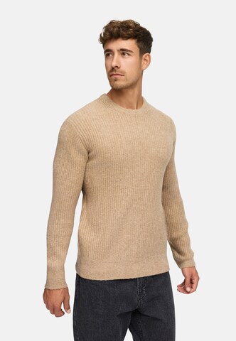 INDICODE JEANS Trui 'INPeace' in Beige