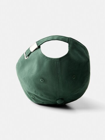 Cappello da baseball 'MOOD OF THE DAY' di Bershka in verde