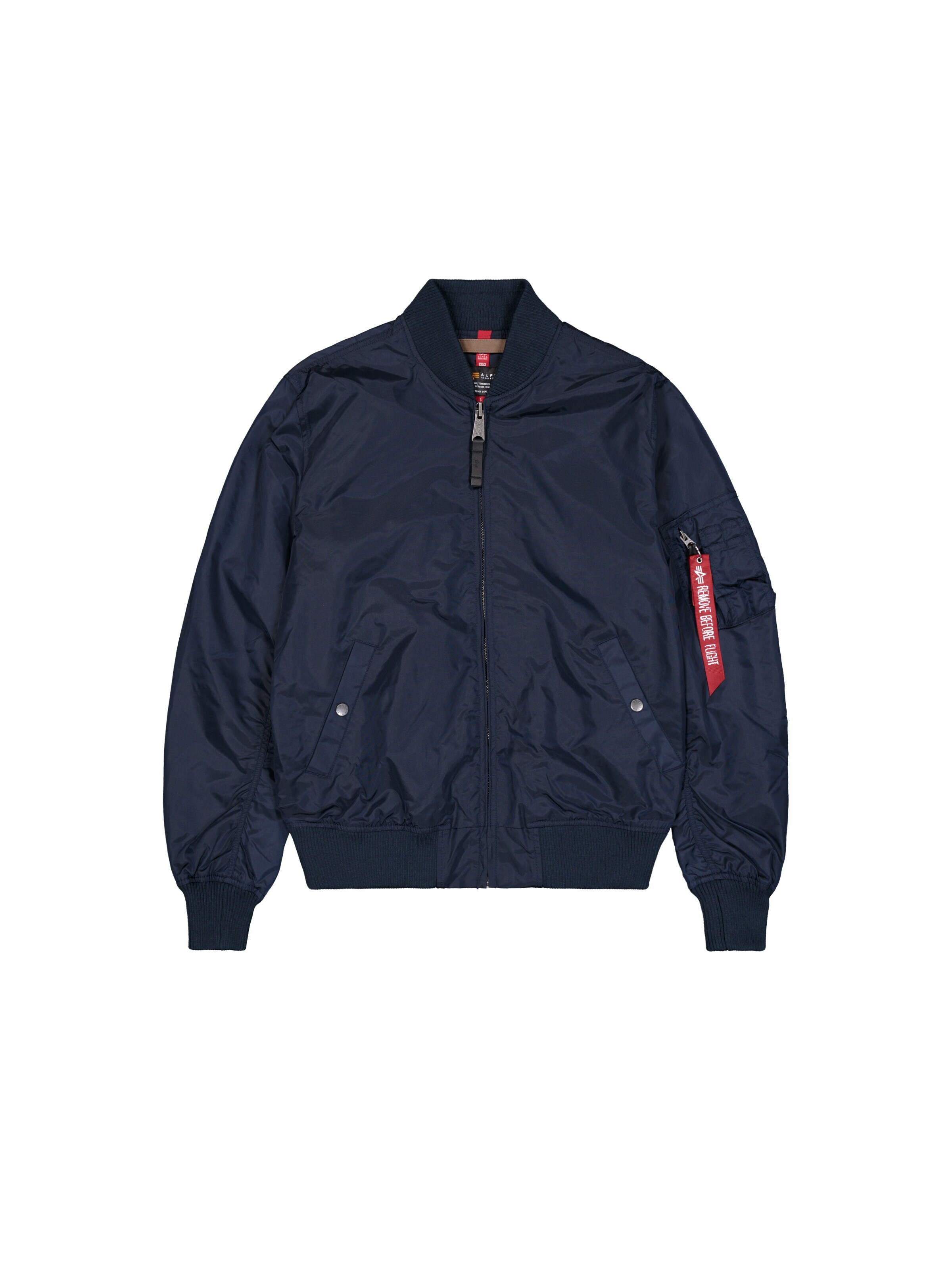 ALPHA INDUSTRIES Übergangsjacke 'MA-1 TT'‌ in Blau: Vorderseite