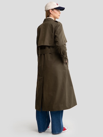 Manteau mi-saison 'Sigreena' BIG STAR en vert