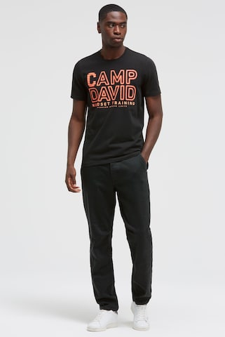 CAMP DAVID Koszulka w kolorze czarny