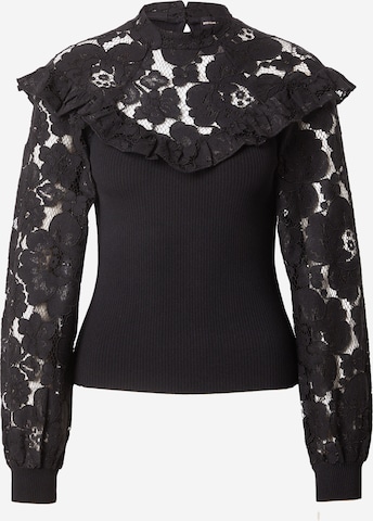 River Island Shirt in Zwart: voorkant