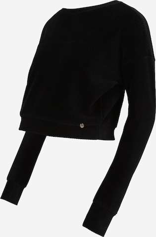 LOVE2WAITSweater majica - crna boja: prednji dio