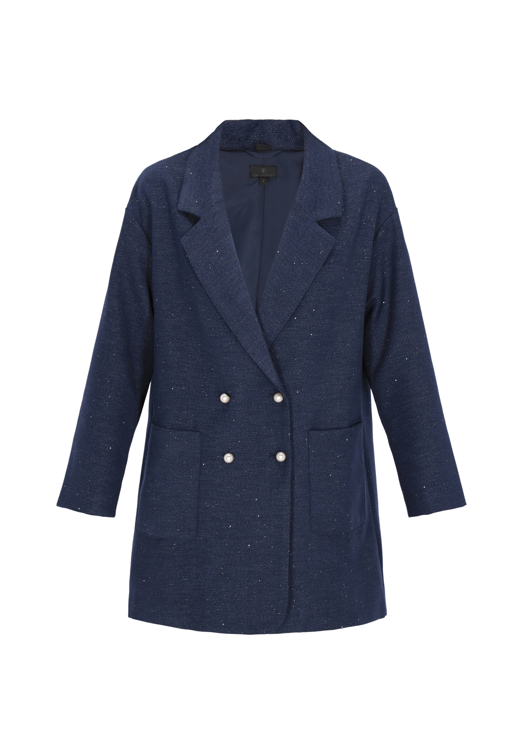 DreiMaster Klassik - Abrigo de entretiempo 'Festive' en azul: frente