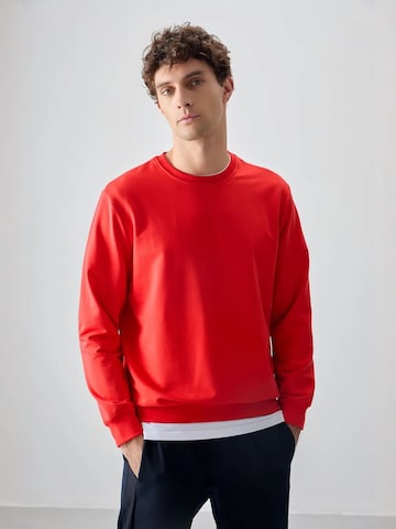 Tommy Life - Sweatshirt em vermelho: frente
