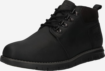 Barbour Lace-Up Boots 'Albemarle' in Black: front
