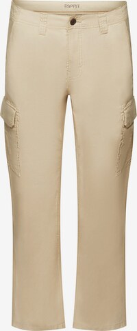 Regular Pantalon cargo ESPRIT en beige : devant