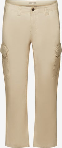 Regular Pantalon cargo ESPRIT en beige : devant