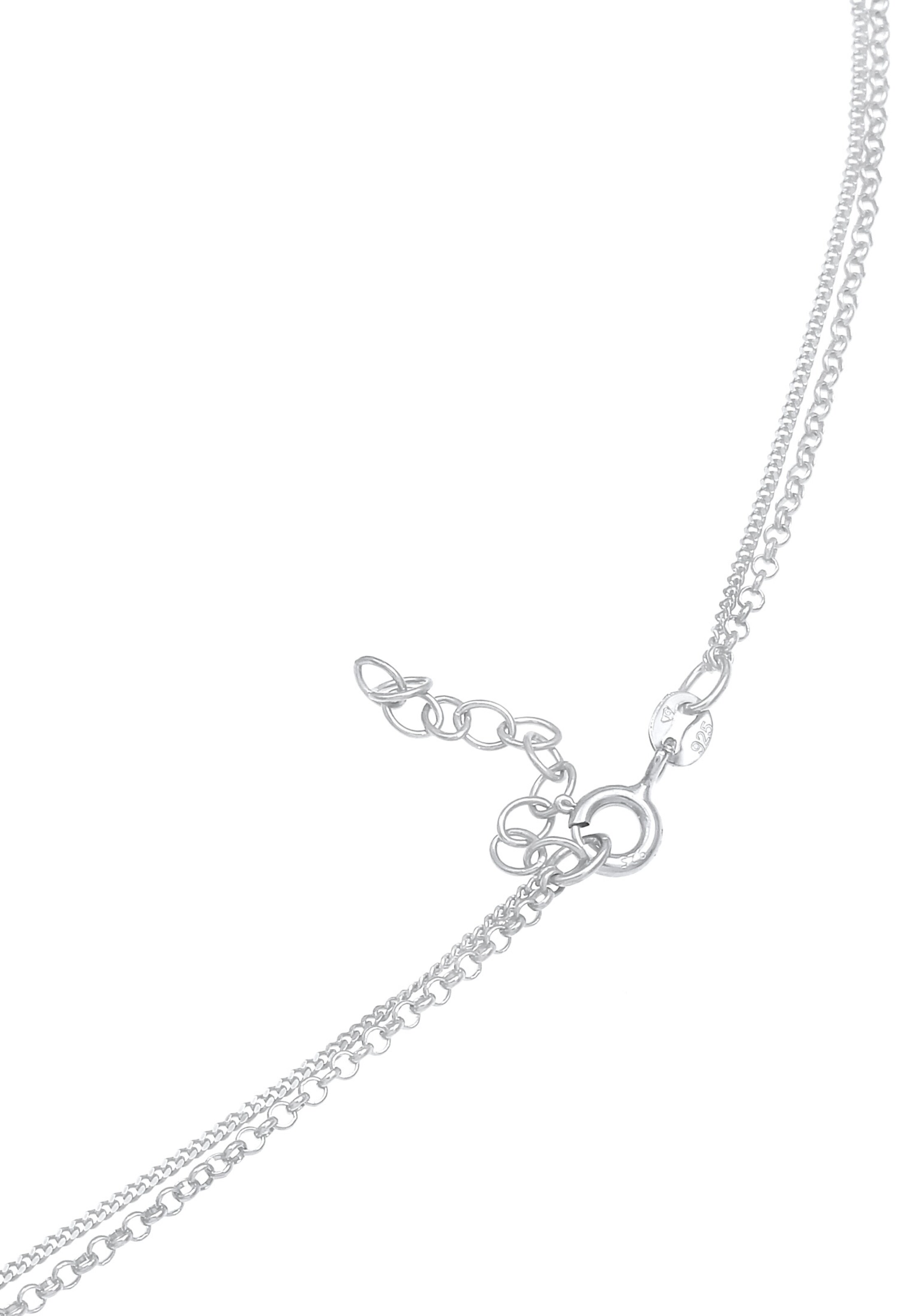 ELLI Цепочка 'Geo' в Серебристый