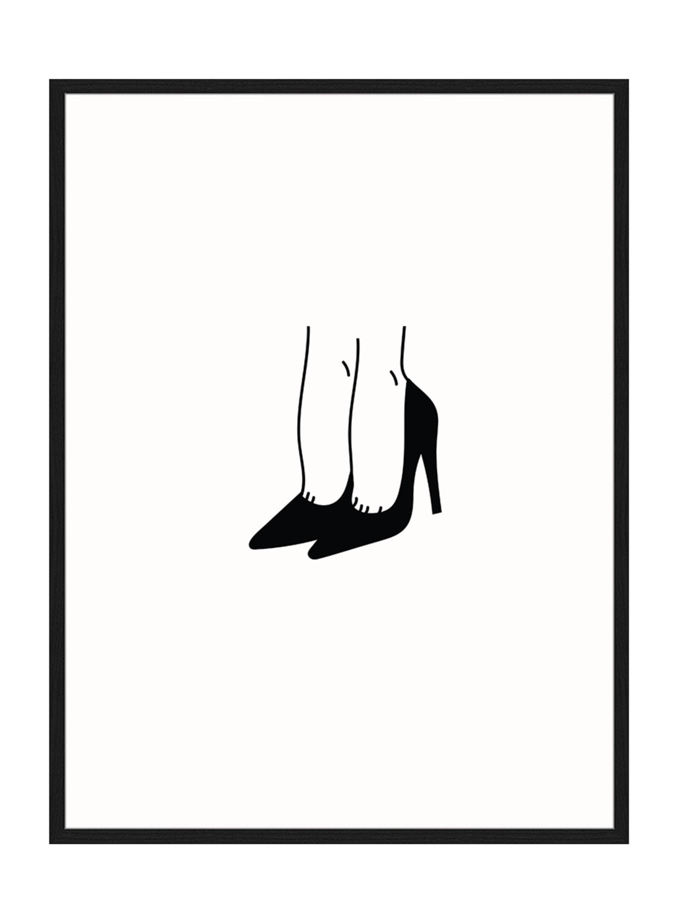 Liv Corday Image 'My shoes' in Black: front