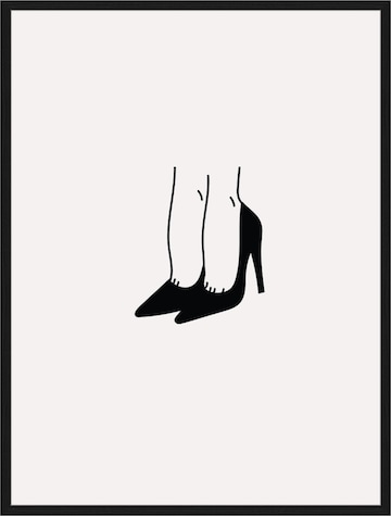 Liv Corday Image 'My shoes' in Black: front