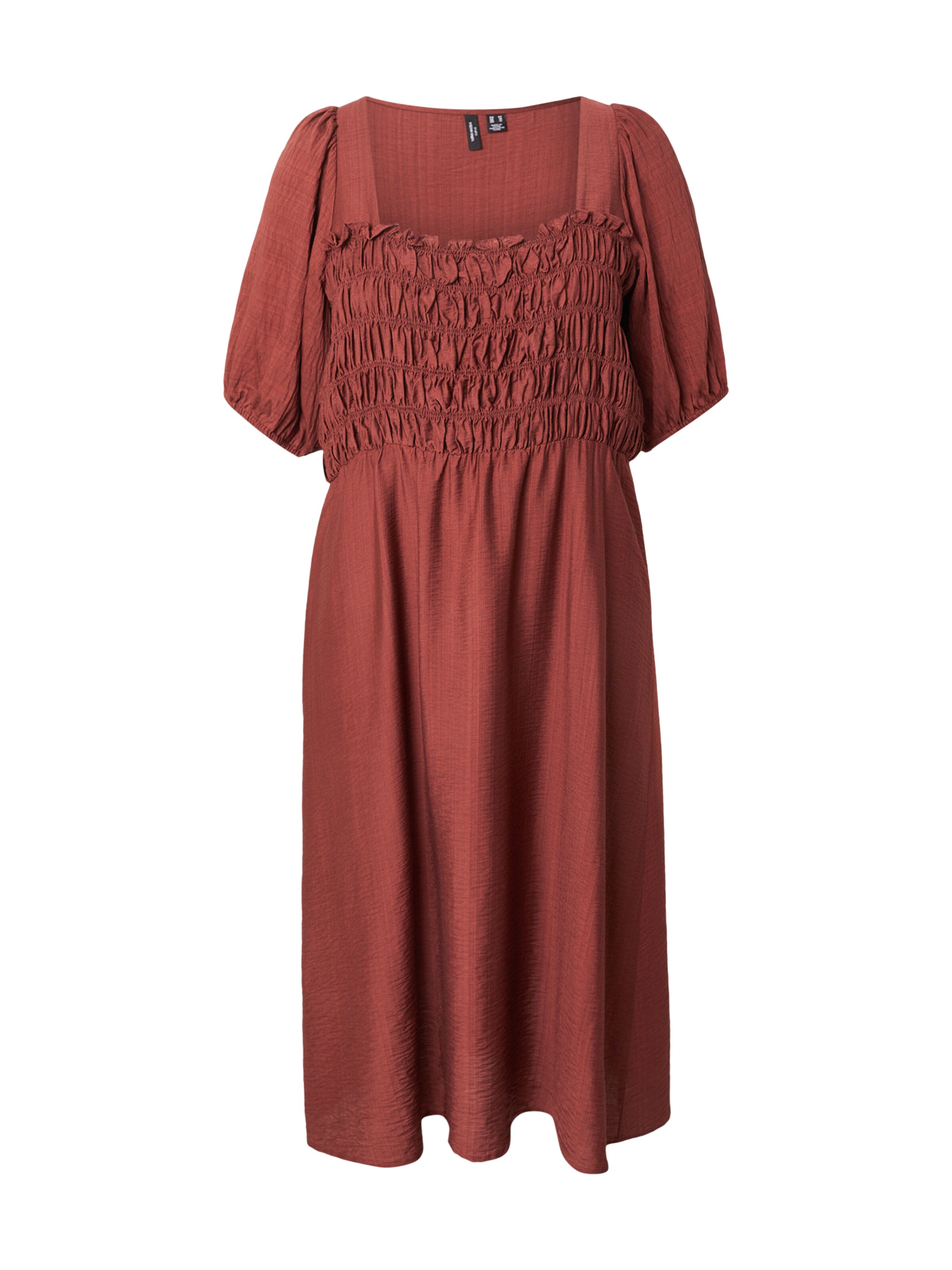 Vero Moda Curve - Vestido 'VMCNori' en rojo: frente