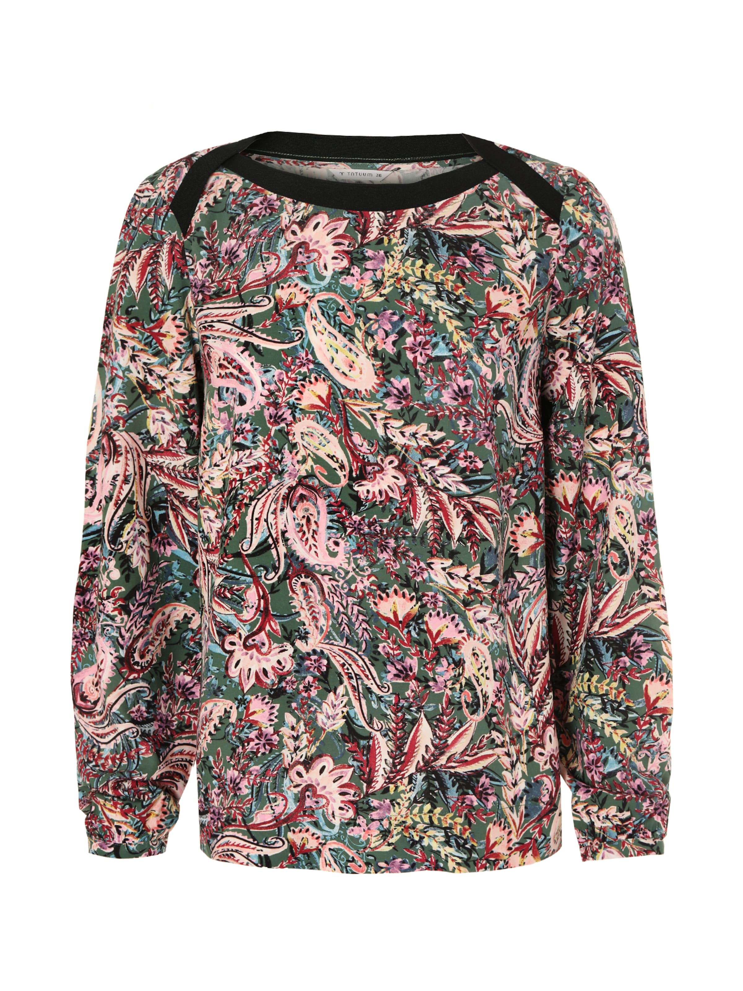 TATUUM Bluza 'OSLO' | zelena barva: sprednja stran