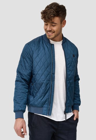 INDICODE JEANS Übergangsjacke 'Novak' in Blau: predná strana