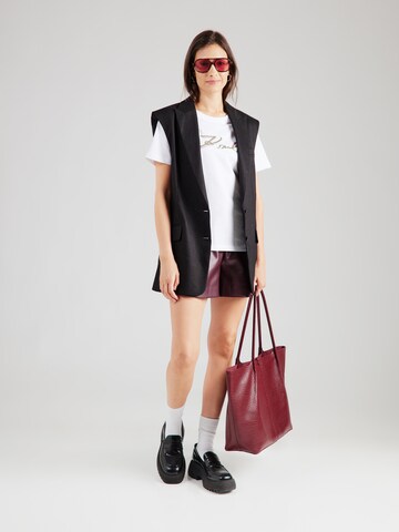 Tricou de la Karl Lagerfeld pe alb