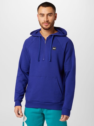 UNDER ARMOUR Sport sweatshirt i blå: framsida