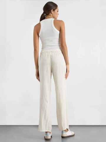 Wide Leg Pantalon Hiccup en blanc