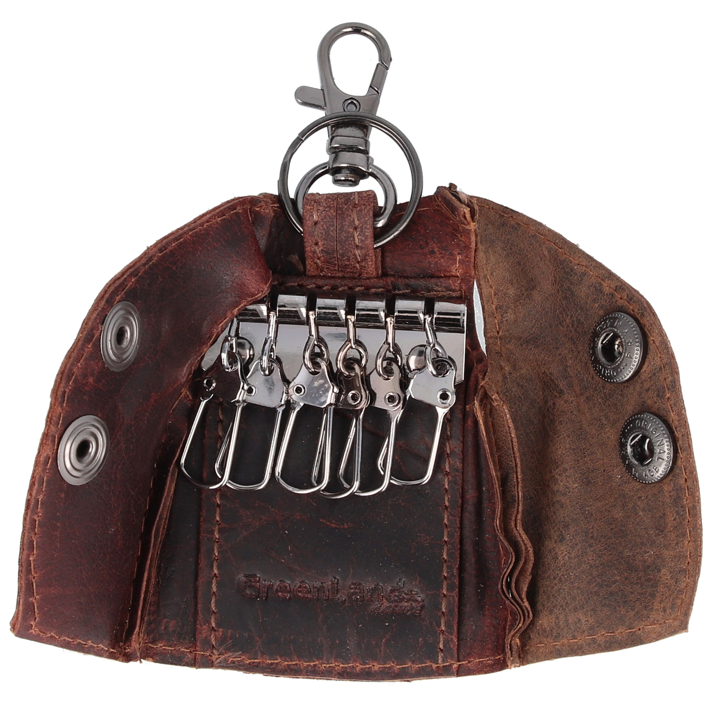 Portachiavi 'Montana' di Greenland Nature in marrone