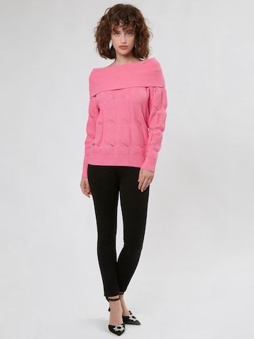 Influencer Pullover in Pink