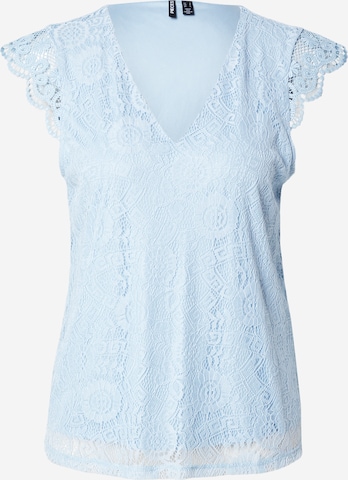Camicia da donna 'PCOLLINE' di PIECES in blu: frontale