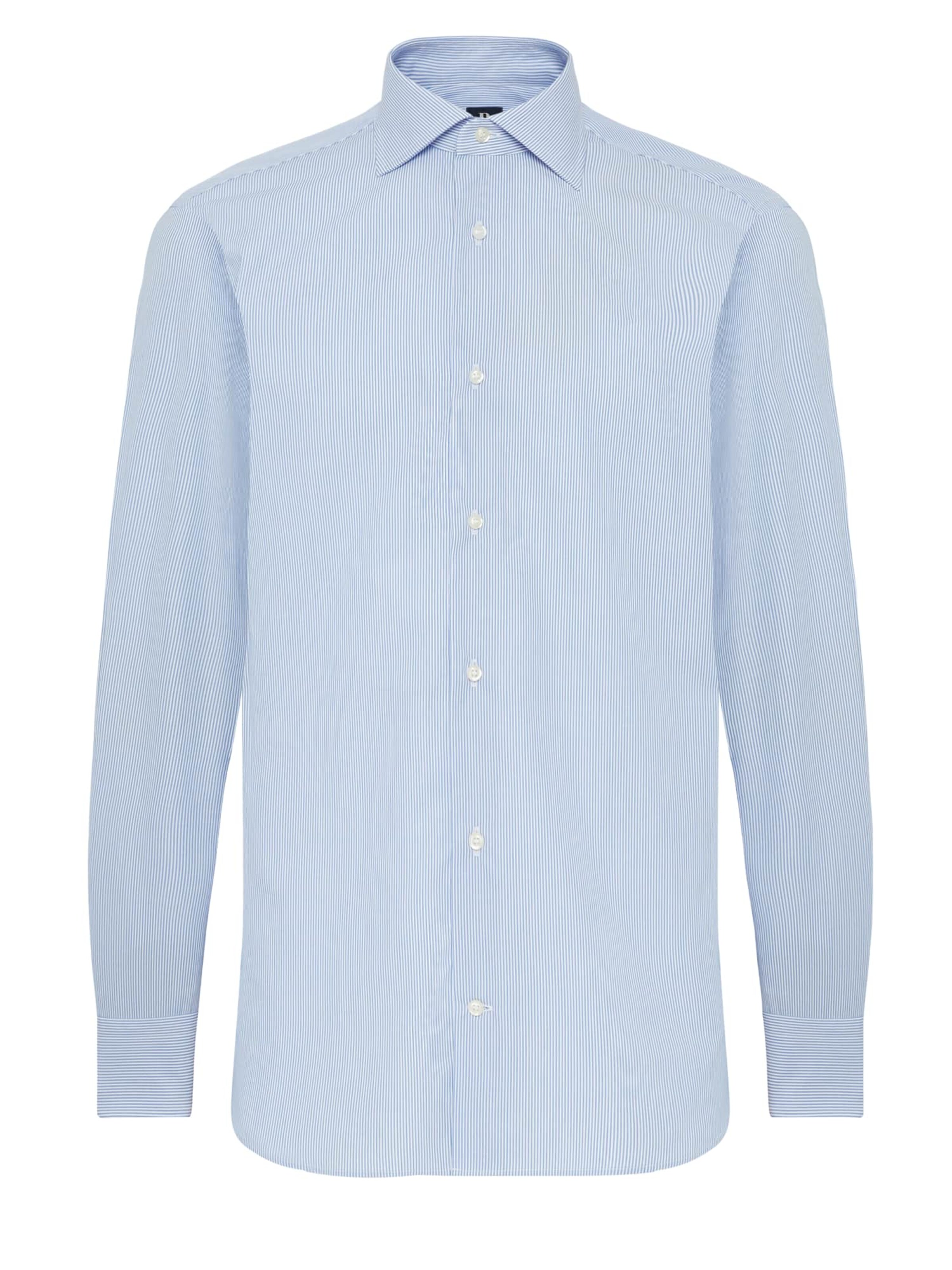 Boggi Milano Košeľa - svetlomodrá / biela, Produkt