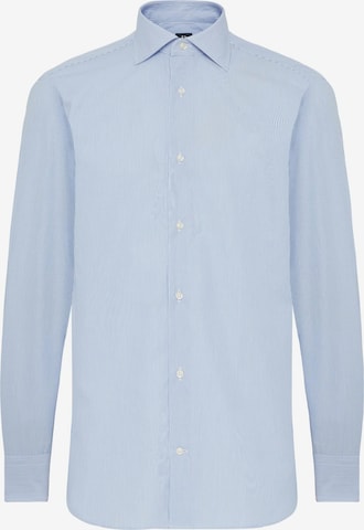 Boggi Milano - Regular Fit Camisa em azul: frente