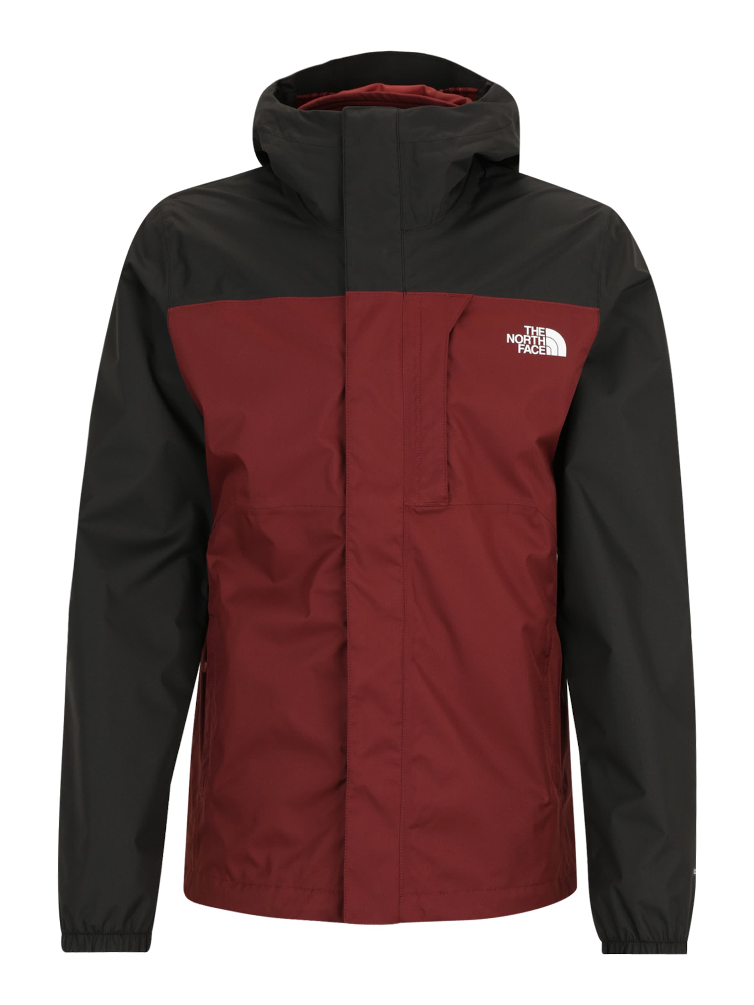 THE NORTH FACE Zunanja jakna 'Quest' | rdeča barva: sprednja stran