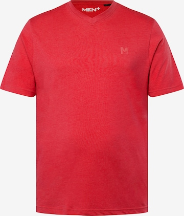 Men Plus T-Shirt in Rot: Vorderseite