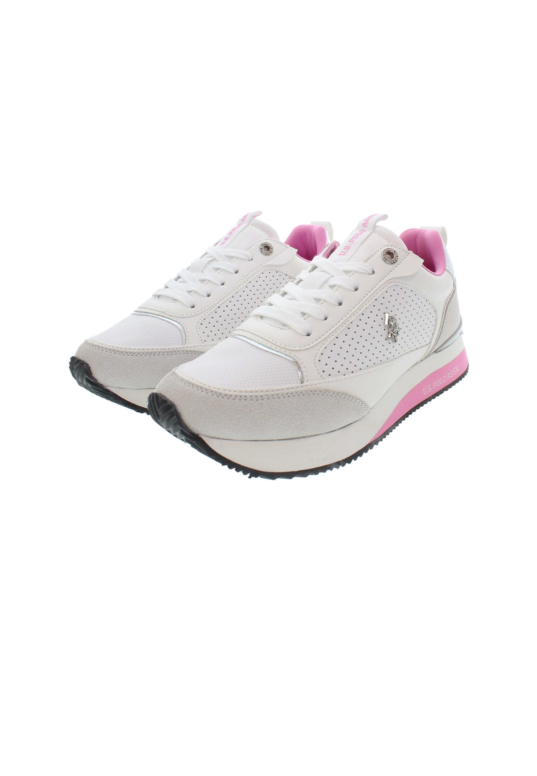 Sneaker bassa 'FRISBY002W/5YN2' di U.S. POLO ASSN. in bianco