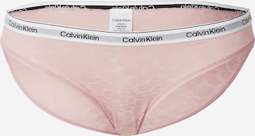 Slip Calvin Klein Underwear en rose : devant