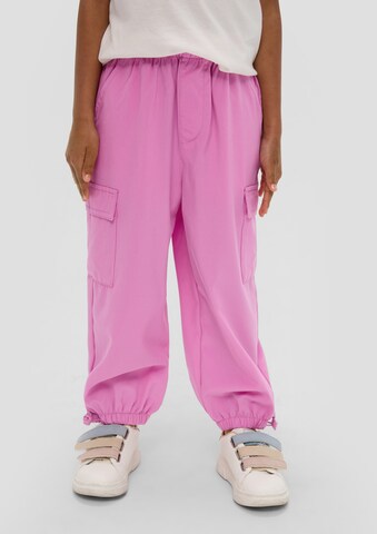 Effilé Pantalon s.Oliver en rose : devant