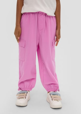 s.Oliver - Tapered Pantalón en rosa: frente