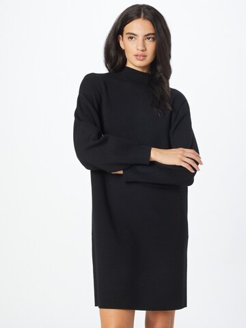 Y.A.S Knitted dress 'Halton' in Black: front