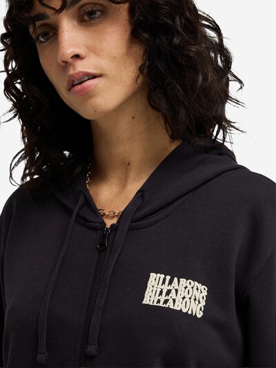 BILLABONG Zip-Up Hoodie 'Family' in Black / Off white, Item view