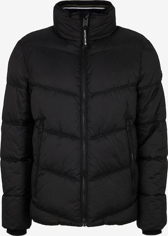 TOM TAILOR Between-Season Jacket in Black: front