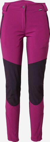 ICEPEAK Outdoorové kalhoty 'DORAL' – fialová: přední strana