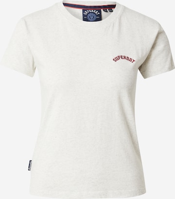 T-shirt 'Essential' Superdry en beige : devant