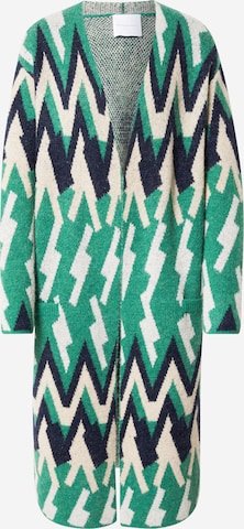 DELICATELOVE Knit Cardigan 'ELLE' in Green: front