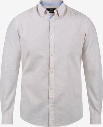 INDICODE JEANS Button Up Shirt 'Luan' in Grey: front