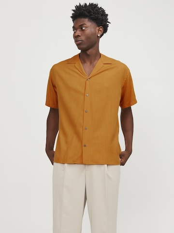 Fit confort Chemise JACK & JONES en orange : devant