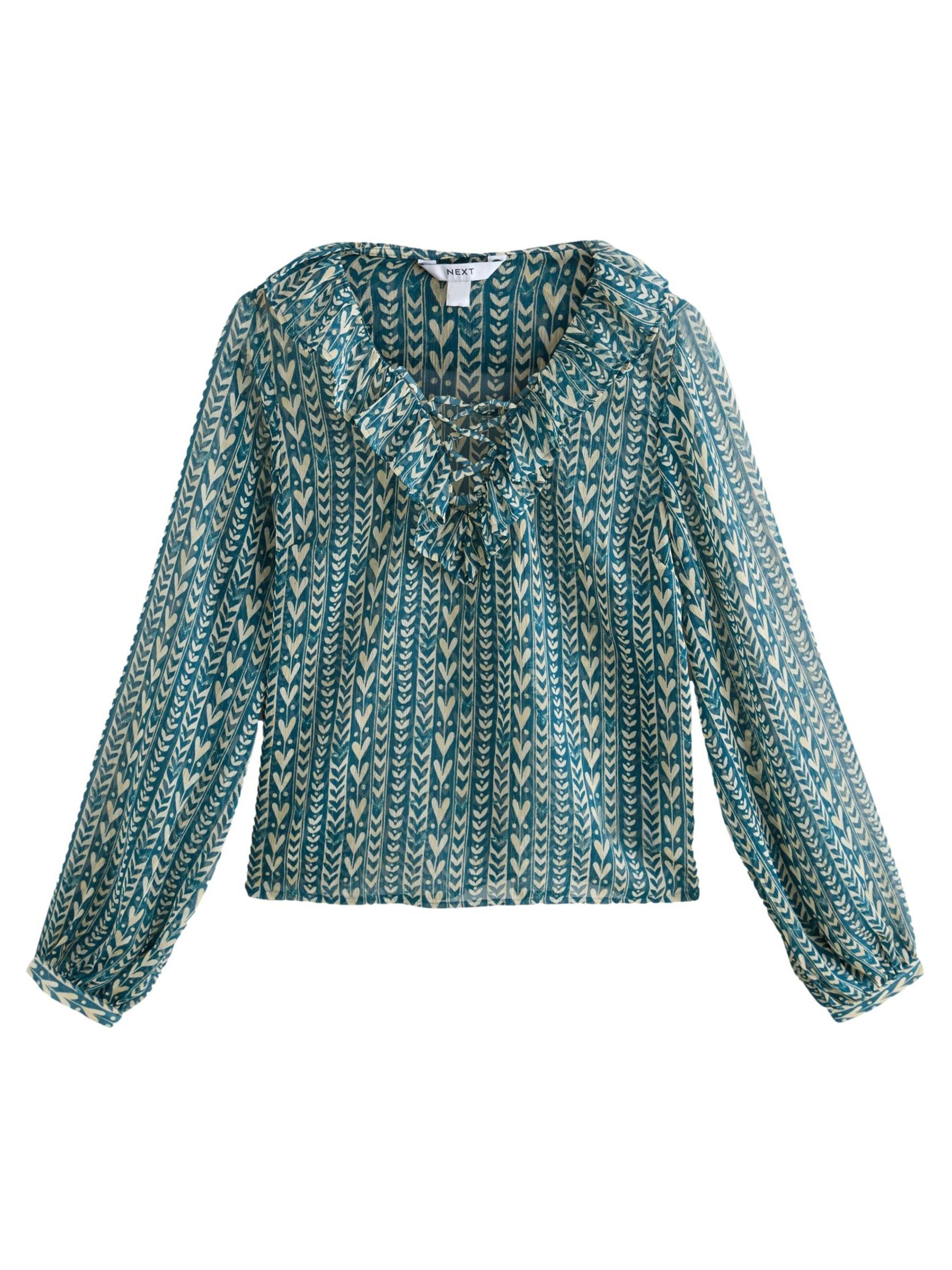 Next Blouse in Blue: front