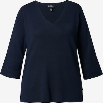 Ulla Popken Pullover in Blau: Vorderseite
